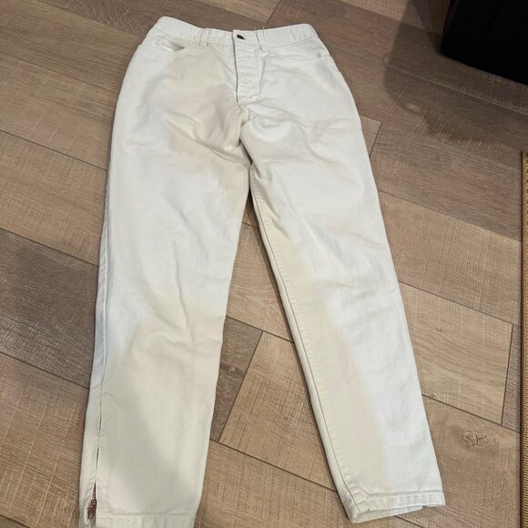 GUESS GEORGES MARCIANO WOMENS HIGH RISE VINTAGE 90'S WHITE JEANS SIZE 30 - Picture 1 of 12
